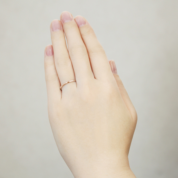 リング 指輪 甲丸リング 結婚指輪 マリッジリング レディース k18 18k