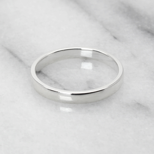 プラチナリング 16号 シンプル 平打ち 指輪 メンズ レディース　外商購入 Jewelry i（ジュエリーアイ） 平打ち リング 7mm幅 プラチナ 指輪