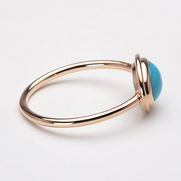 美品　agate ターコイズ 10kリング シルバーターコイズリング | agete/アガット | 三越伊勢丹