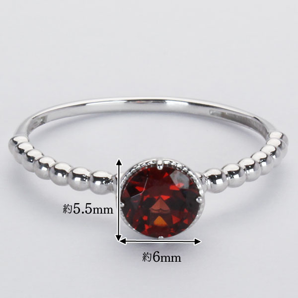 ガーネット リング ガーネットリング ガーネット指輪 k18 18k 18金