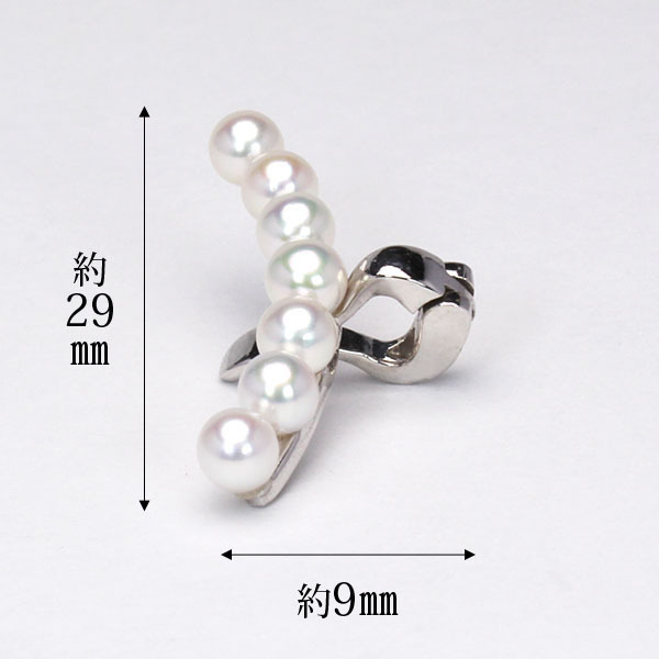 イヤーカフ パール イヤカフ k18 18k 18金 ホワイトゴールド