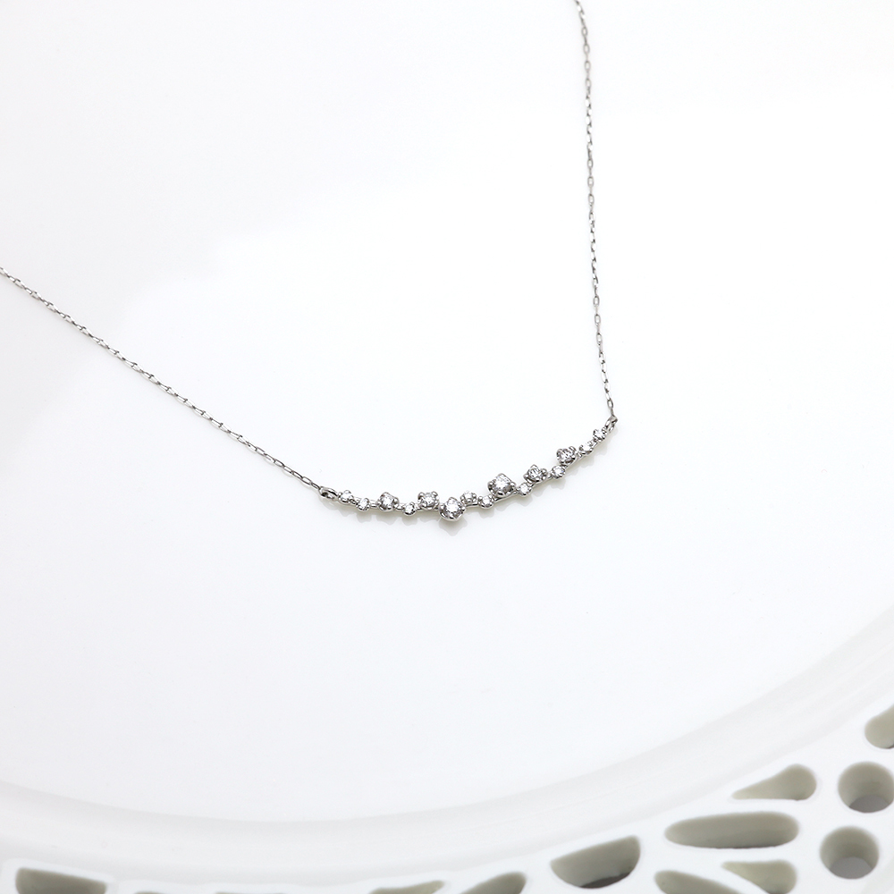ダイヤモンド ネックレス プラチナ pt900 pt850 ダイヤ 0.22ct