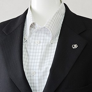 ブローチ メンズ 男性用 ダイヤモンドブローチ カバ かば 河馬 ラペルピン ダイヤモンド k18 ゴールド メンズ 4月誕生石 送料無料 プレゼント 母の日 新生活 pu