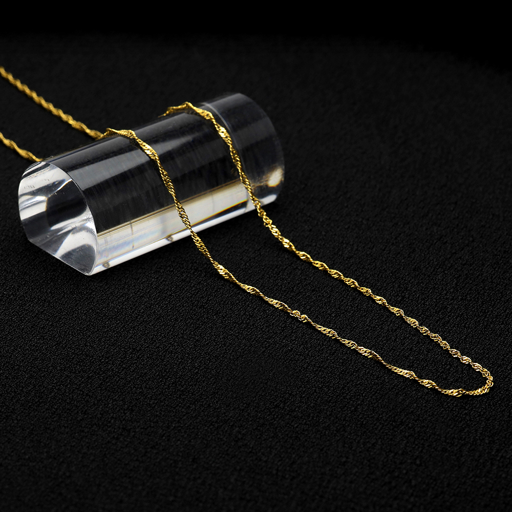 純金 24金 スクリュー チェーン 0.25mm 42cm 2.6g前後 k24 地金