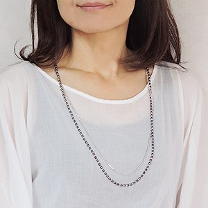 天然淡水真珠　2連　ネックレス GLOBAL WORK ネックレス 2連淡水パールネックレス/985790