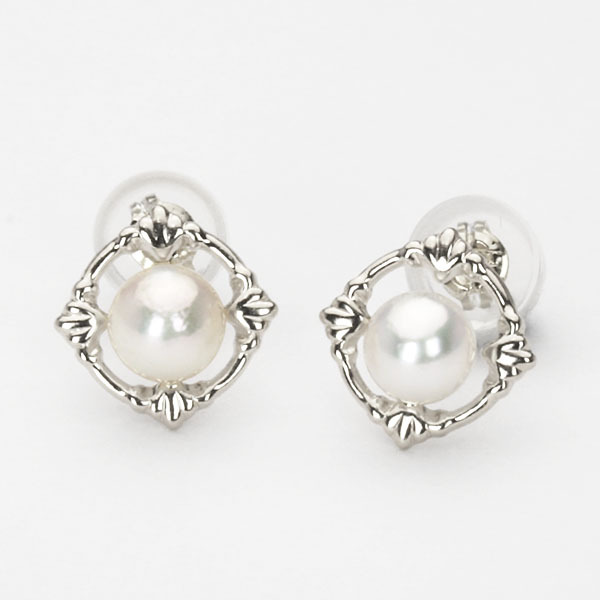 パール ピアス 真珠 パールピアス 真珠ピアス スタッドピアス ペア k18