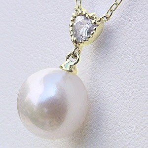 本真珠 パール ネックレス　ハート Heart Pearl Necklace – Pearlish