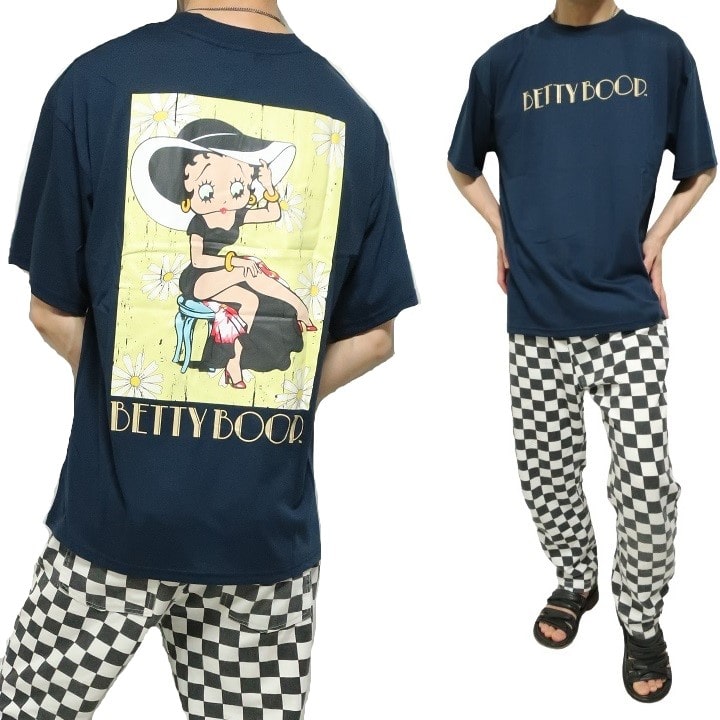 ベティーブープ tシャツ ベティちゃん Tシャツ 半袖 セクシー/マダム 薄手 メンズ/レディース ベティ・ブープ betty boop｜shinkirohjacket｜04