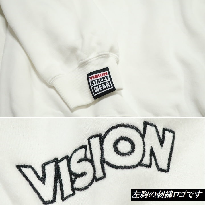 ベティーブープ ベティちゃん トレーナー 裏起毛 ロゴ刺繍 VISION