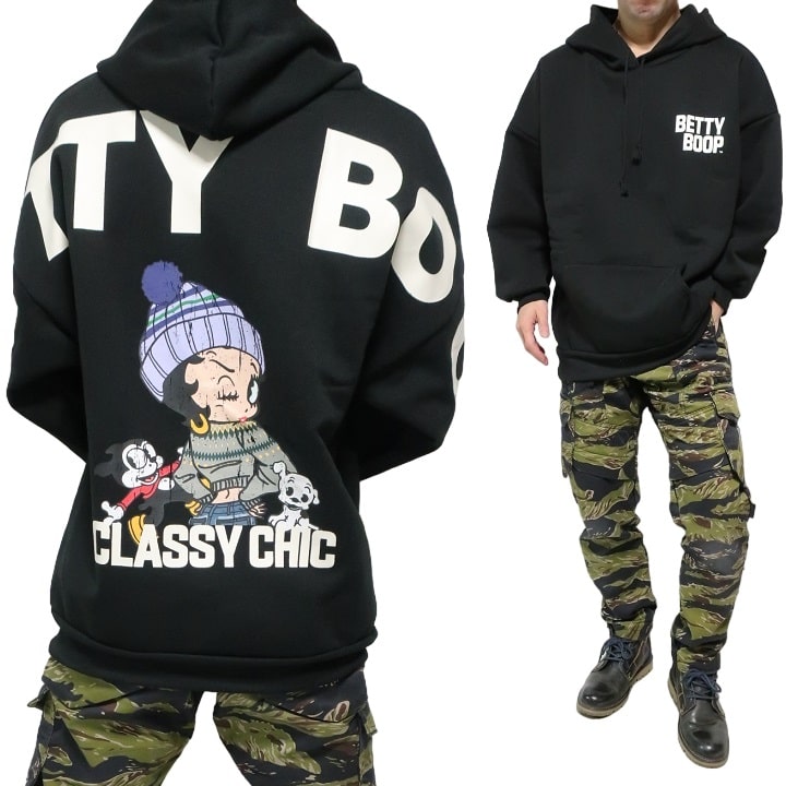 BETTY BOOP ベティーブープ パーカー ベティちゃん プルオーバー