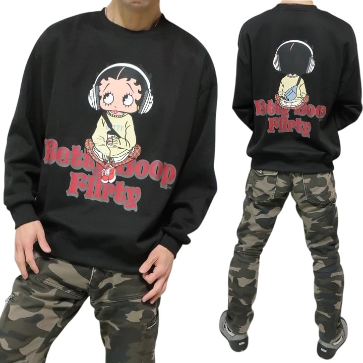 80s～90s KFS ベティブープ ビッグシルエット スウェット トレーナー 80s～90s KFS ベティブープ ビッグシルエット スウェット トレーナー