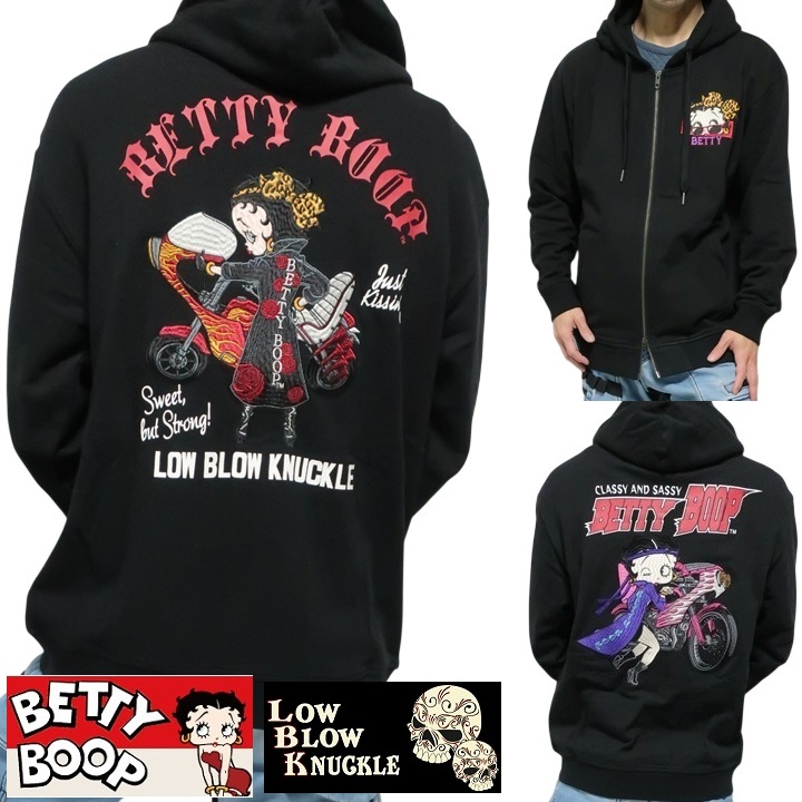 BETTY BOOP（ベティ ブープ） ベティーブープ ジップパーカー ヤンキー