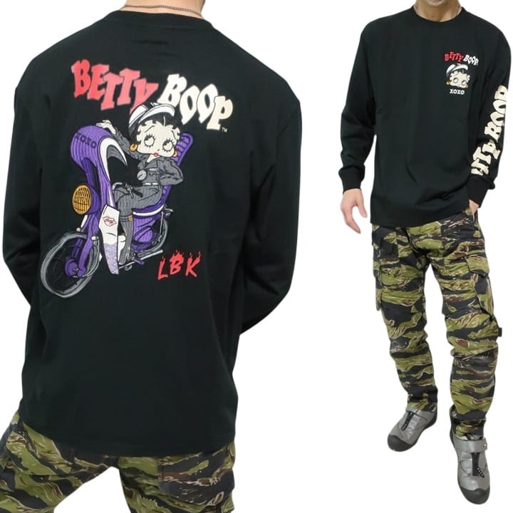 BETTY BOOP（ベティ ブープ） ベティーブープ Tシャツ ロンT ヤンキー