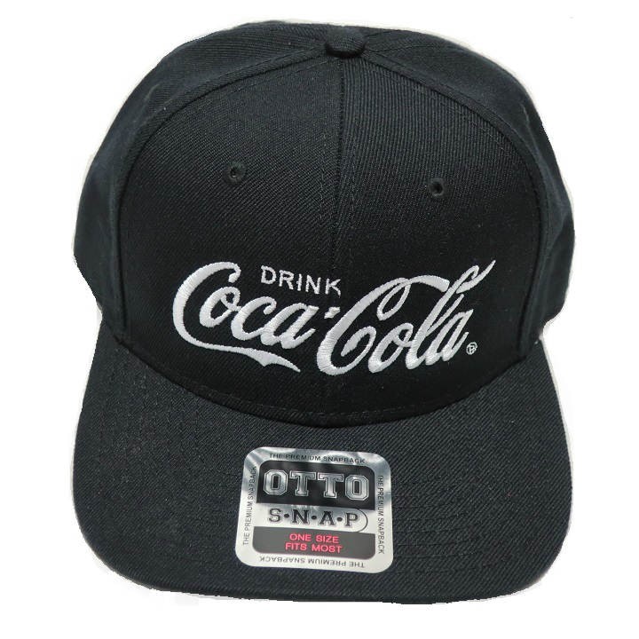 コカコーラ Coca-Cola キャップ 刺繍 帽子 野球帽 シンプル アクリル/ウール ベースボールキャップ レッド/ブラック｜shinkirohjacket｜03