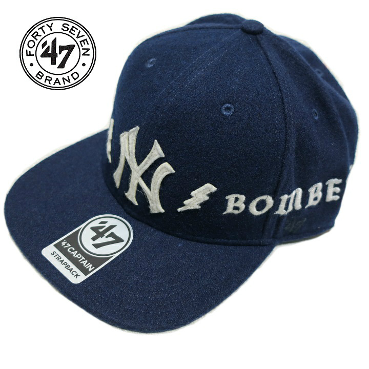 47(FORTYSEVEN,フォーティセブン) キャップ ニューヨーク/ヤンキース ベースボール 帽...