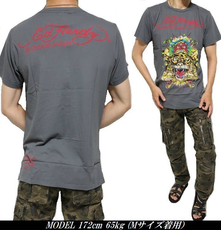 Ed Hardy エドハーディ 半袖 Tシャツ 黒 般若 Ed Hardy エドハーディ 半袖 Tシャツ 黒 般若 (Ed Hardy/Tシャツ
