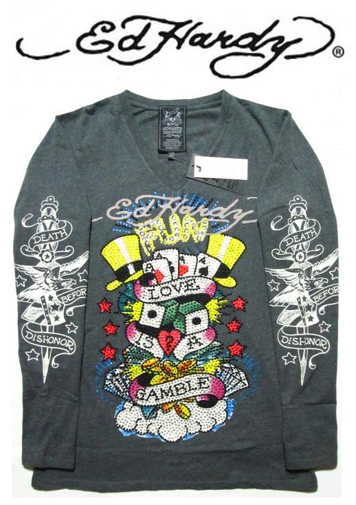 Ed Hardy エドハーディー Tシャツ メンズ ED HARDY ロンT