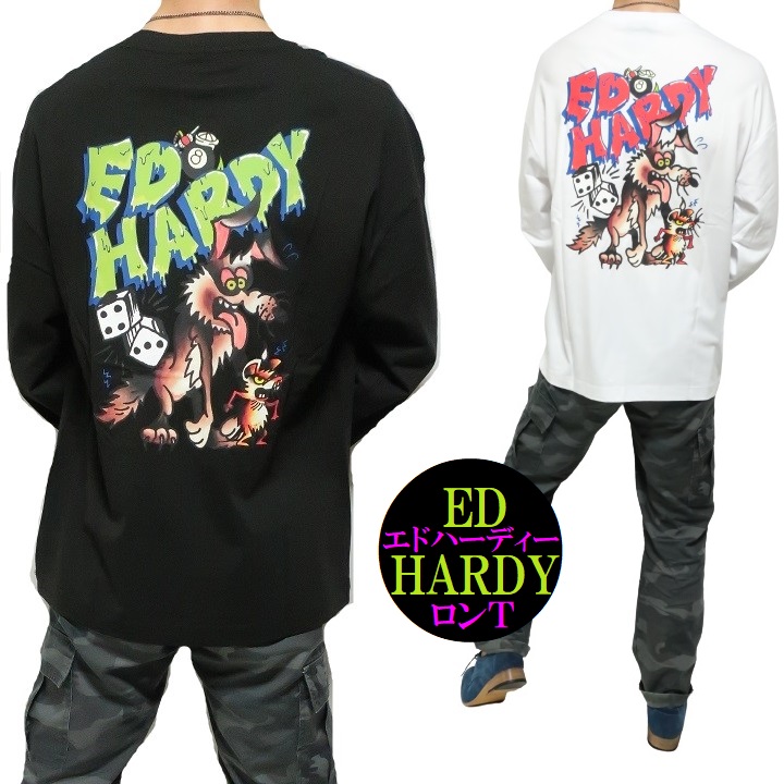 Ed Hardy★フットボールベビーTシャツ ストライプ Ed Hardy☆フットボールベビーTシャツ ストライプ (Ed Hardy/T