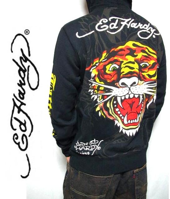 Ed Hardy エドハーディー パーカー メンズ ED HARDY タイガー