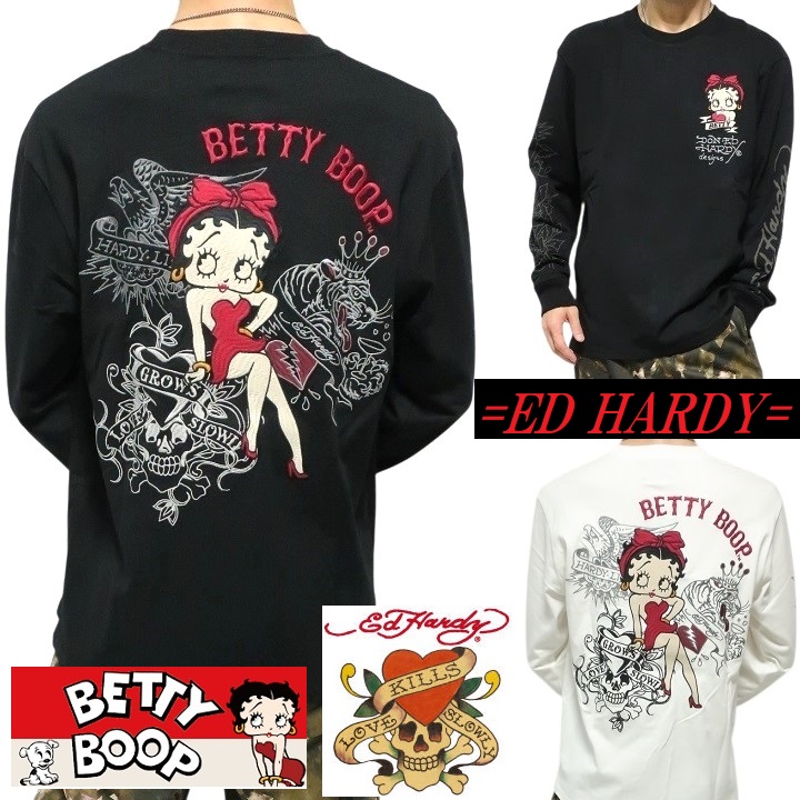 Ed Hardy（エド・ハーディー） ベティーブープ Tシャツ/ロンT