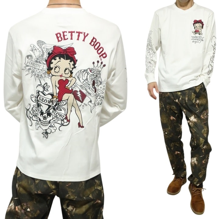 Ed Hardy（エド・ハーディー） ベティーブープ Tシャツ/ロンT