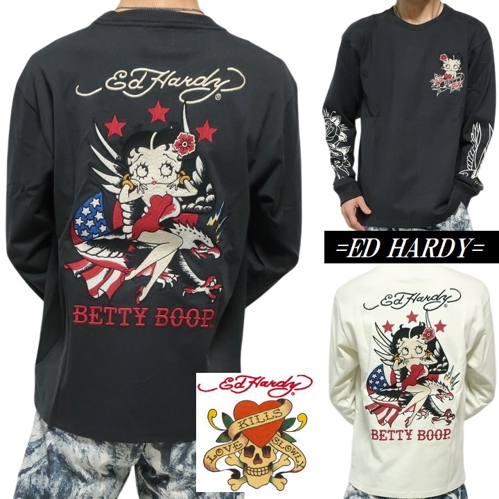 Ed Hardy（エド・ハーディー） ベティーブープ Tシャツ/ロンT