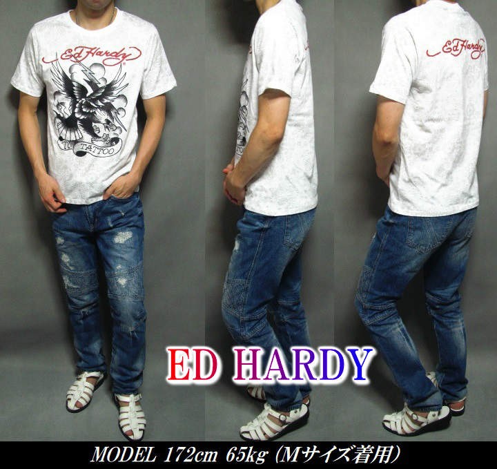 【半袖Tシャツ 鷹/黒】エドハーディー5033 A1BBAABQ 半袖Tシャツ 鷹/黒】エドハーディー5033 A1BBAABQ (Ed Hardy/T