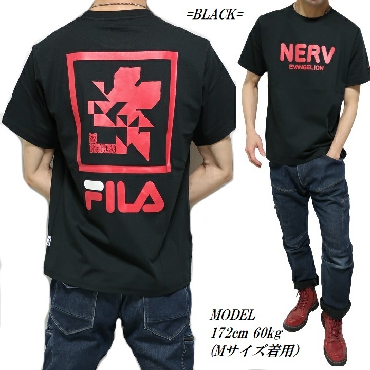 FILA/フィラ エヴァンゲリオン/EVANGELION Tシャツ メンズ