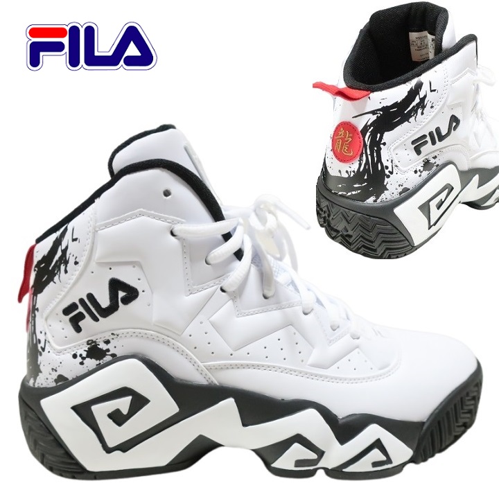 FILA フィラ スニーカー 合成皮革 龍/ドラゴン MB24 MSS24023 120 厚底 ハイ...