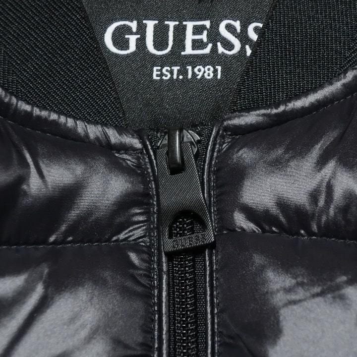 GUESS/ゲス 軽量 ボンバー ジャケット MA-1 メンズ 服 ふわふわ素材 