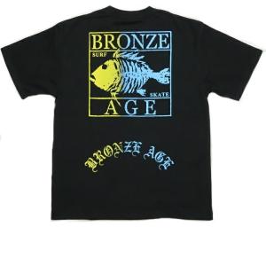 BRONZE AGE/ブロンズエイジ Tシャツ メンズ グラデーション 半袖 胸/刺繍 背中/プリン...