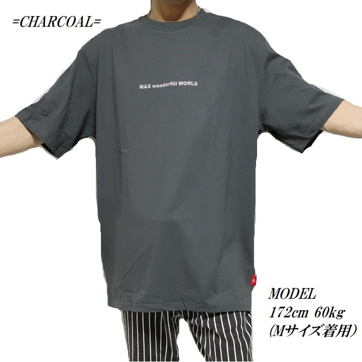 Tシャツ メンズ 中世絵画 天使/エンジェル 半袖 オーバーサイズ カットソー ストリート系 トップストップス チャコール/ホワイト