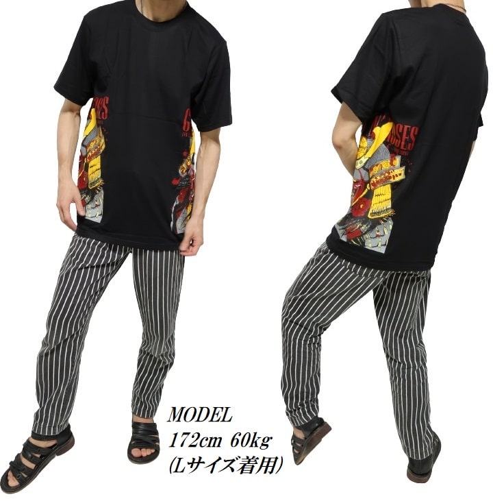 メンズセレクト Tシャツ メンズ ガンズ・アンド・ローゼズ 侍