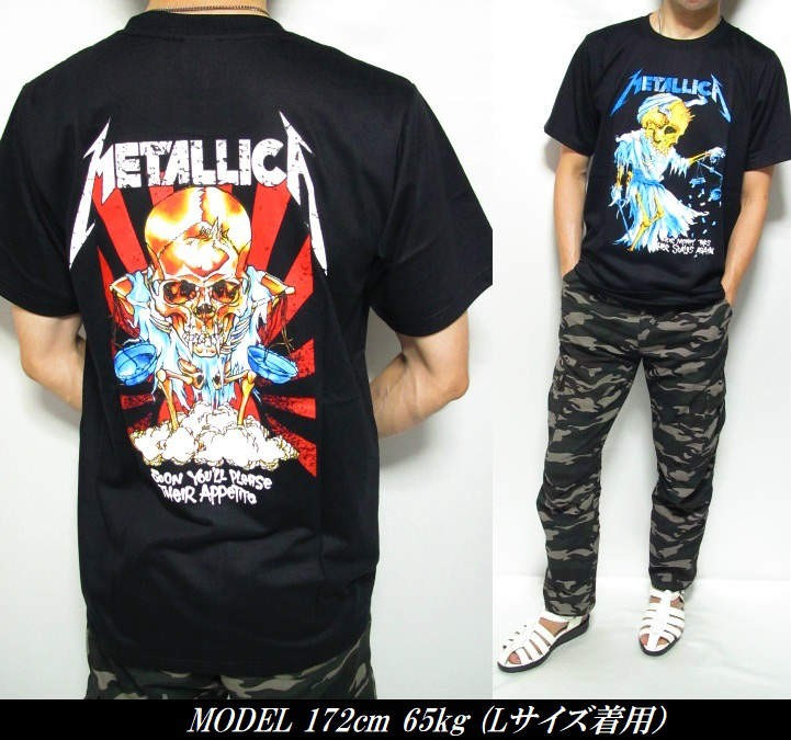 METALLICA スカル tシャツ メンズ ドクロ 半袖 メタリカ : シンキロウ