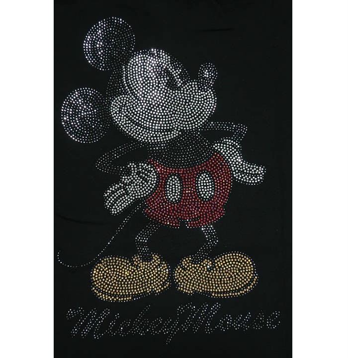 MICKEY MOUSE ミッキーマウス ポロシャツ メンズ ラインストーン MICKEY MOUSE ミッキーマウス ポロシャツ メンズ ラインストーン
