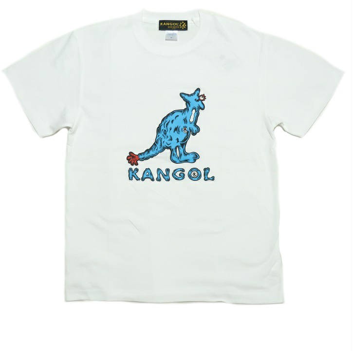 カンゴール/KANGOL Tシャツ メンズ 目玉/カンガルー 半袖 ブラック/ホワイト M-XL 2...