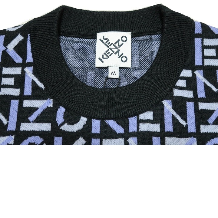 KENZO ケンゾー モノグラム ニット セーター メンズ ロゴ クラシック 