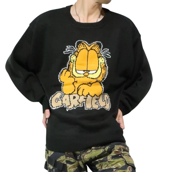 メンズセレクト ガーフィールド/GARFIELD キャラクター セーター