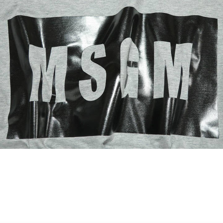 MSGM エムエスジーエム Tシャツ ブラック 黒 デッドストック S