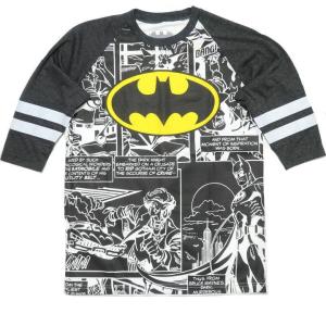 Tシャツ ロンT メンズ バットマン/BATMAN アメコミ 7分袖 メンズファッション トップス ...