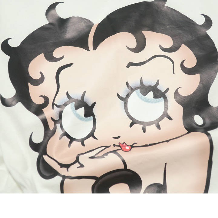 BETTY BOOP ベティーブープ ベティちゃん 服 グッズ ビッグ/ベティ・ブープ Tシャツ ロンT メンズ ワイドサイズ レース/セクシー 長袖  betty boop : シンキロウ・ジャケット - 通販 - Yahoo!ショッピング