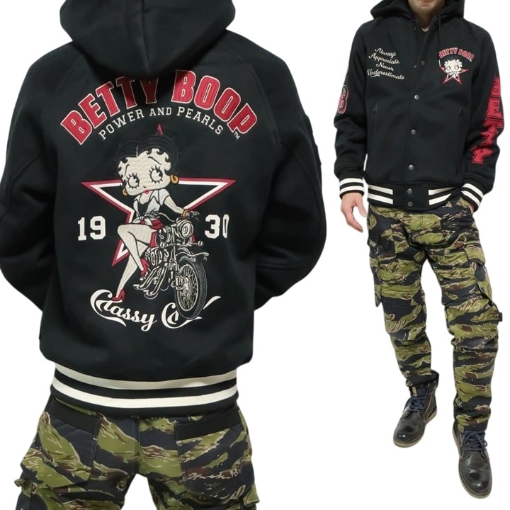 BETTY BOOP（ベティ ブープ） ベティーブープ スタジャン スタジアム