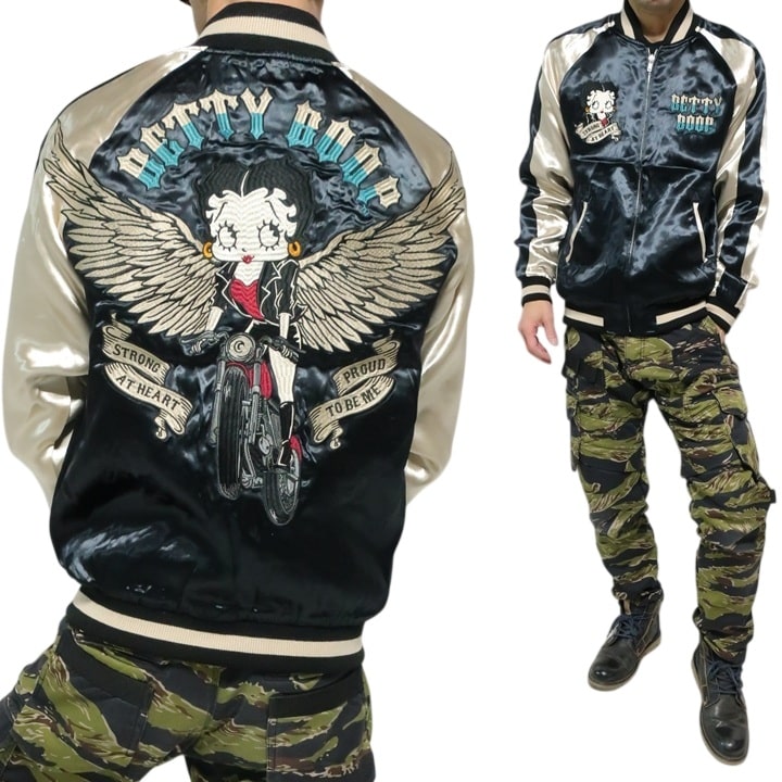 BETTY BOOP（ベティ ブープ） ベティーブープ リバーシブル/スカジャン