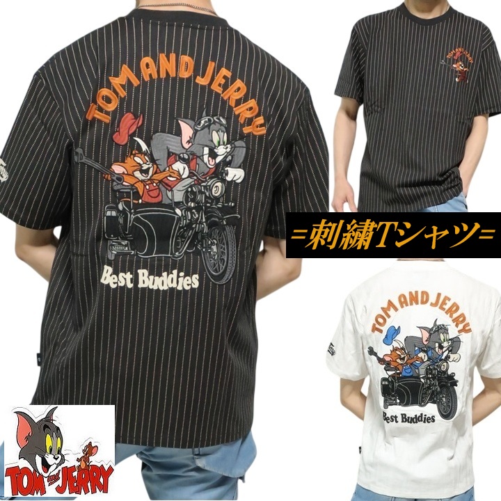 The BRAVEーMAN（ブレイブマン） Tシャツ 半袖 トムとジェリー バイク