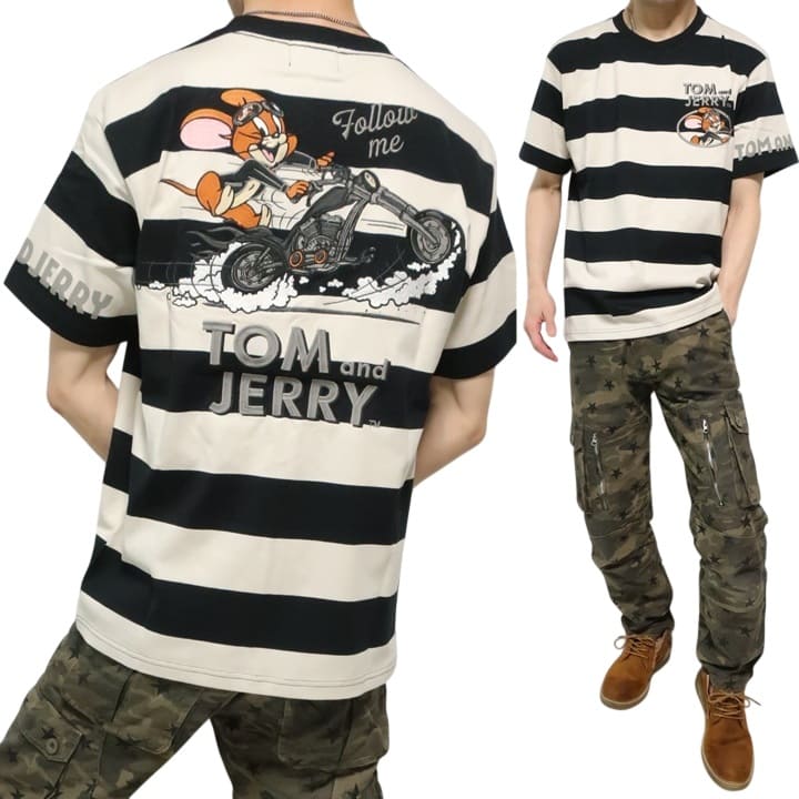メンズセレクト トムとジェリー TOM & JERRY Tシャツ メンズ 半袖
