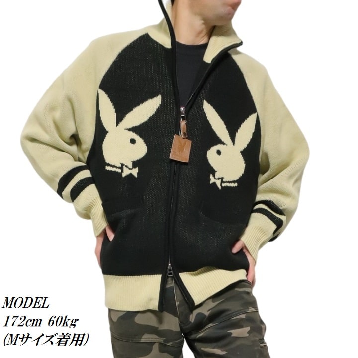 PLAYBOY ネイビー ジャケット PLAYBOY（プレイボーイ）の「【SEQUENZ】 PLAYBOY SHINY TRUCK