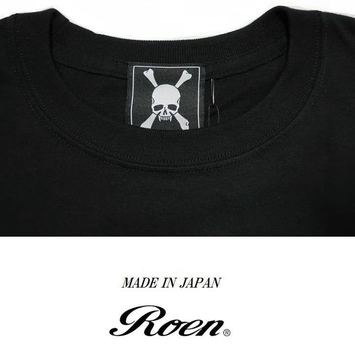 Roen ロエン メンズ Tシャツ 服 芸能人 半袖 ドクロ/スカル レオパード