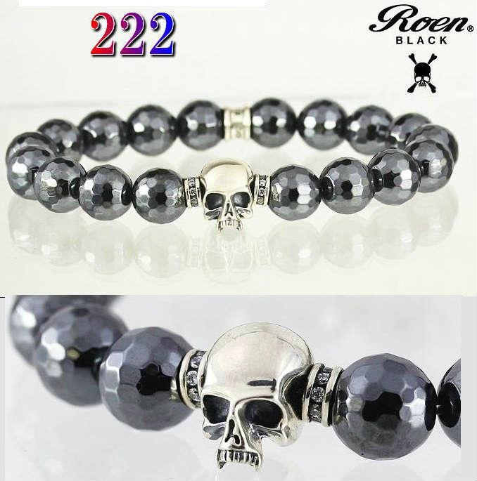 ブレスレット メンズ Roen ロエン アクセサリー スカル RO-222 RO-223