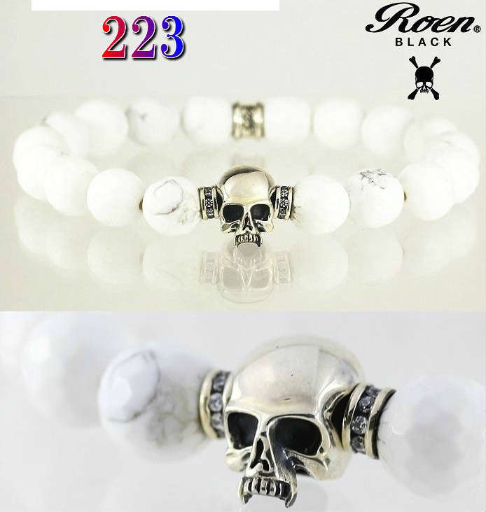 ブレスレット メンズ Roen ロエン アクセサリー スカル RO-222 RO-223