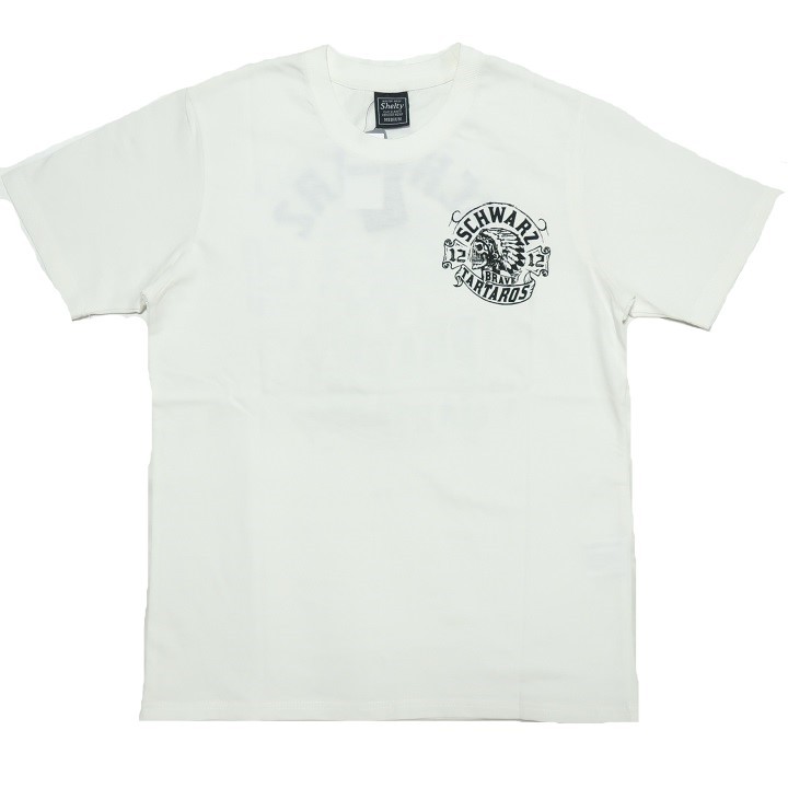 SKULL スカル tシャツ メンズ ドクロ 半袖 インディアン 刺繍